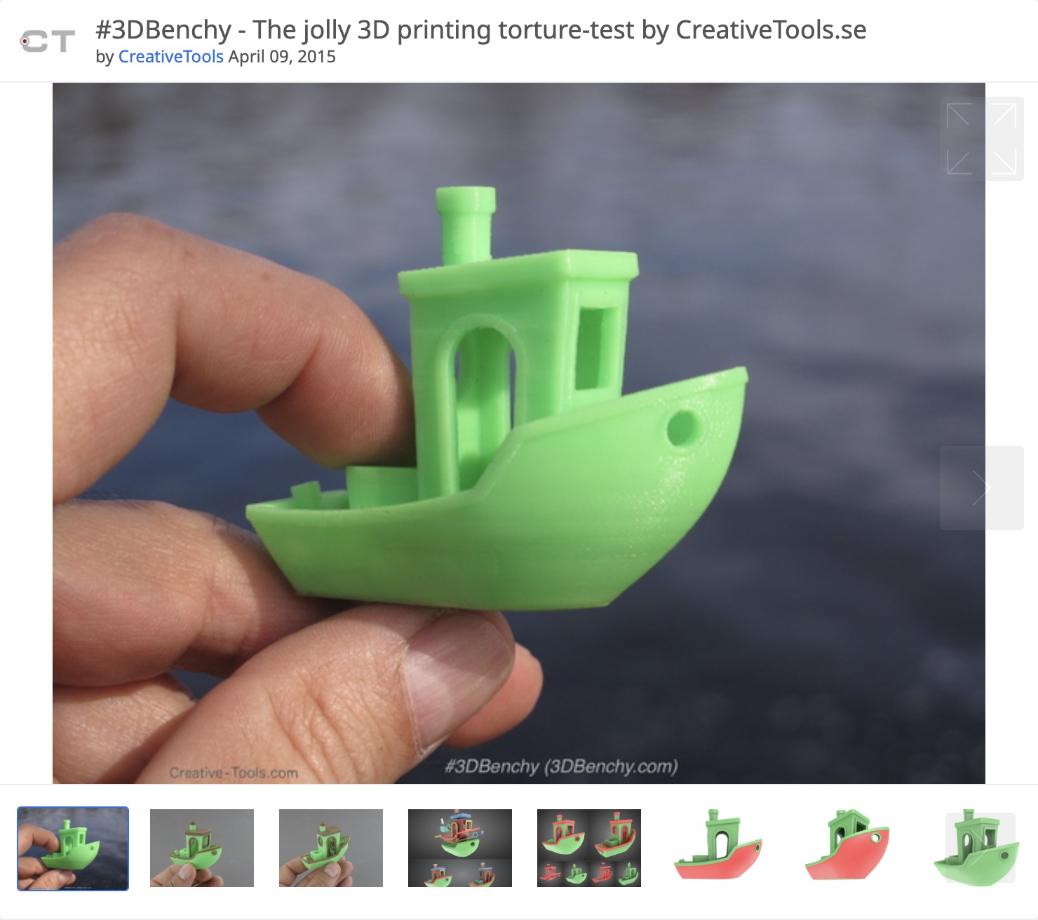 3DBenchy thingiverse