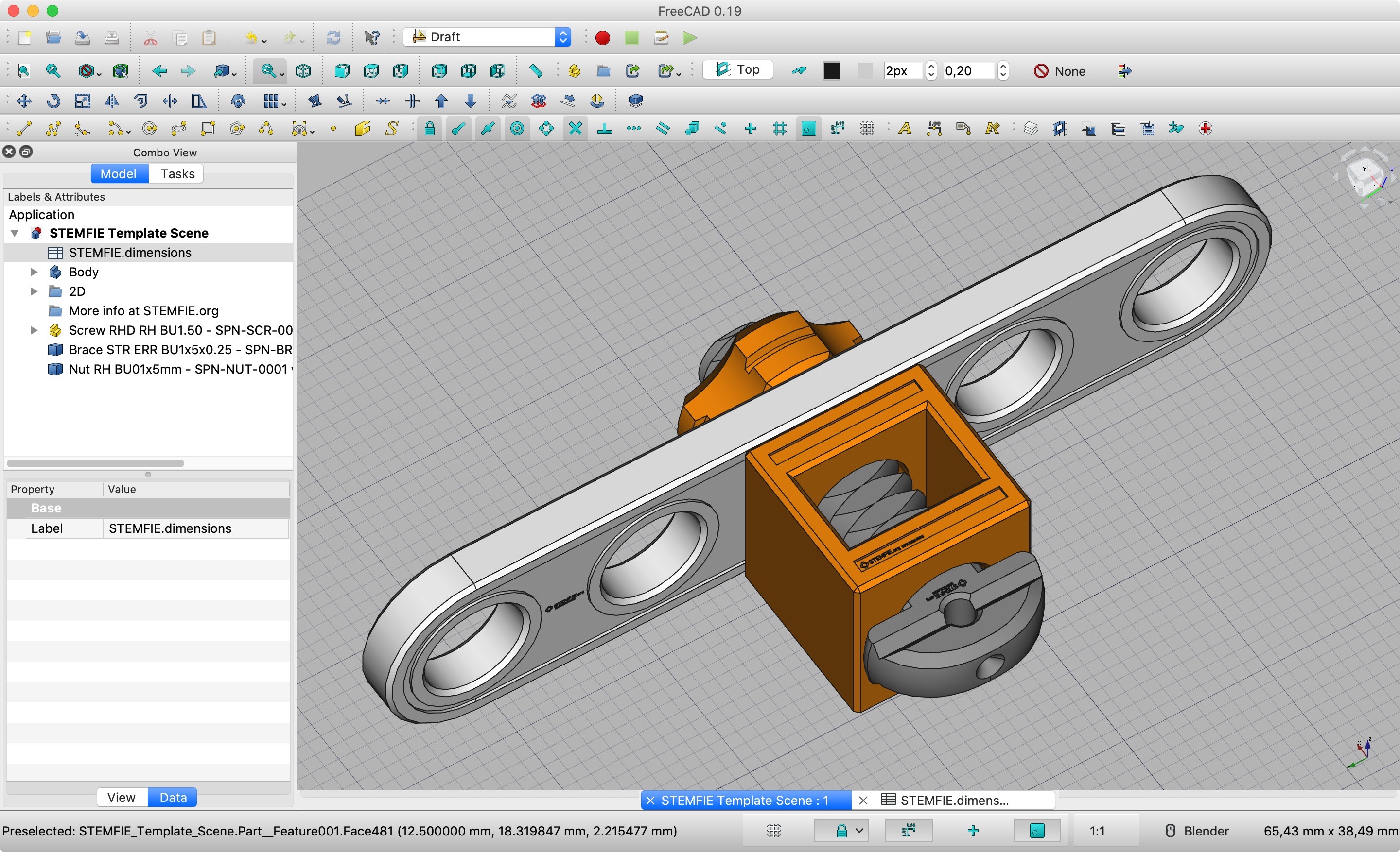 Freecad 2d чертежи