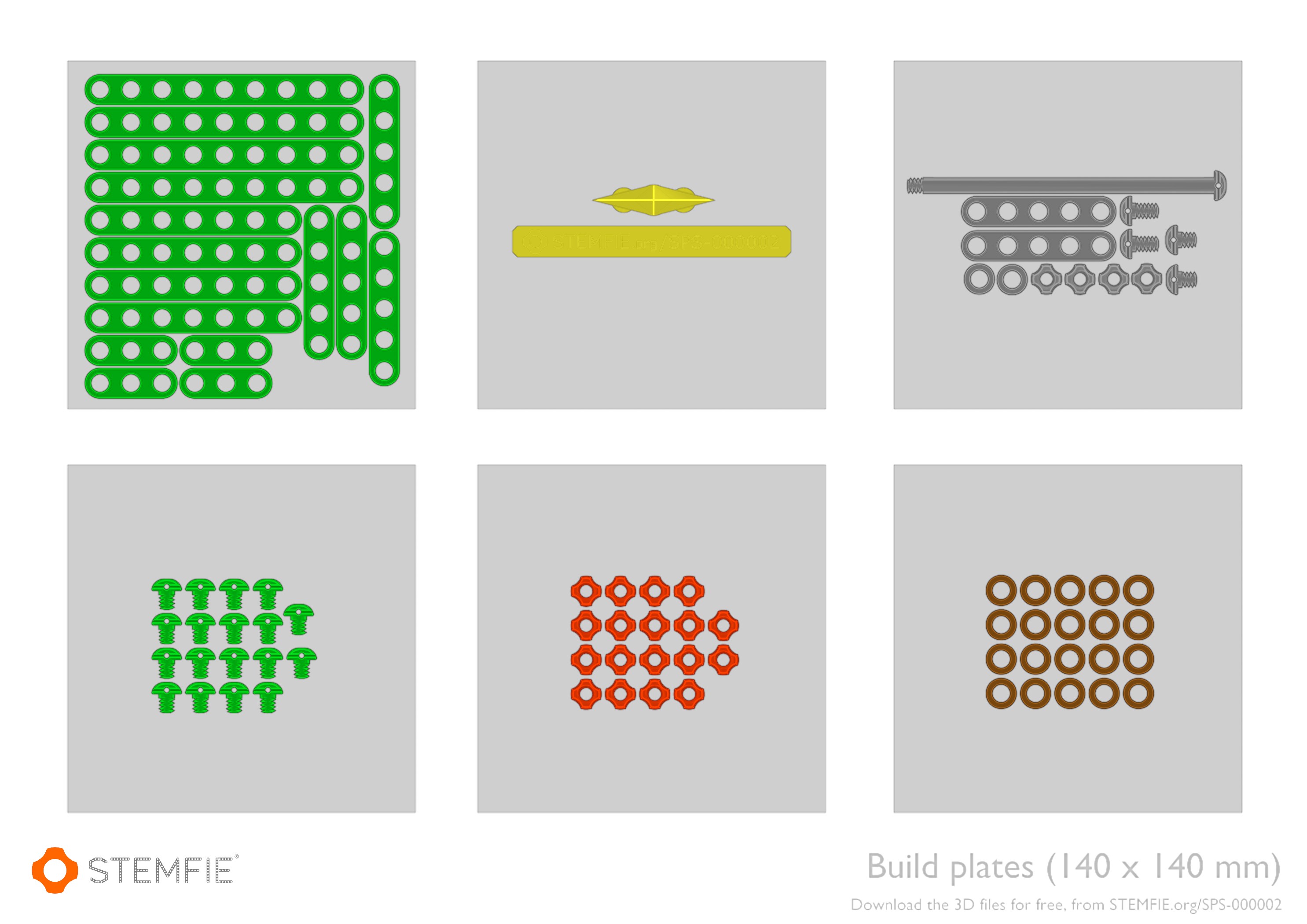 SPS 000001 assembly step0 stemfie.org build plates