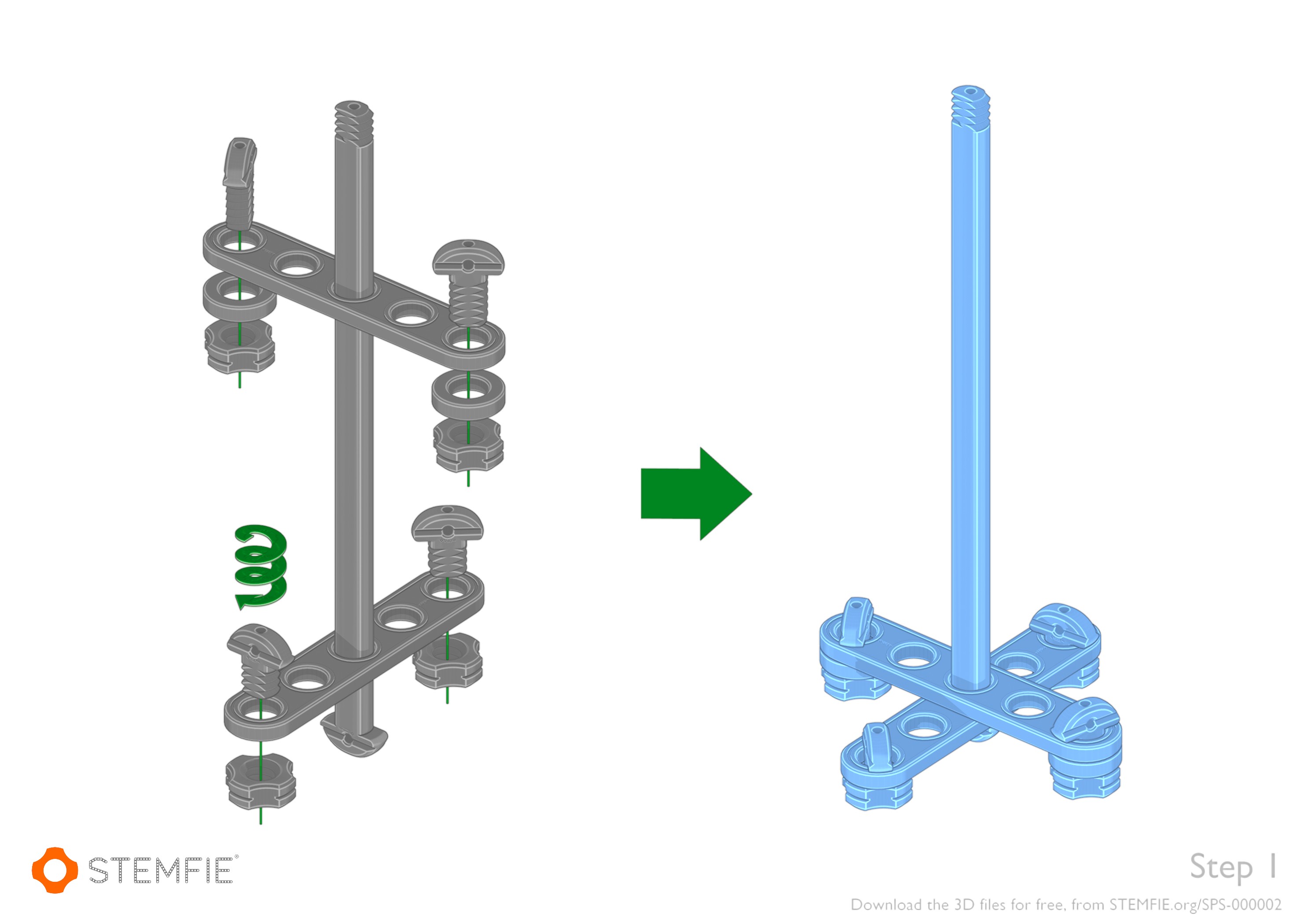 SPS 000001 assembly step1 stemfie.org