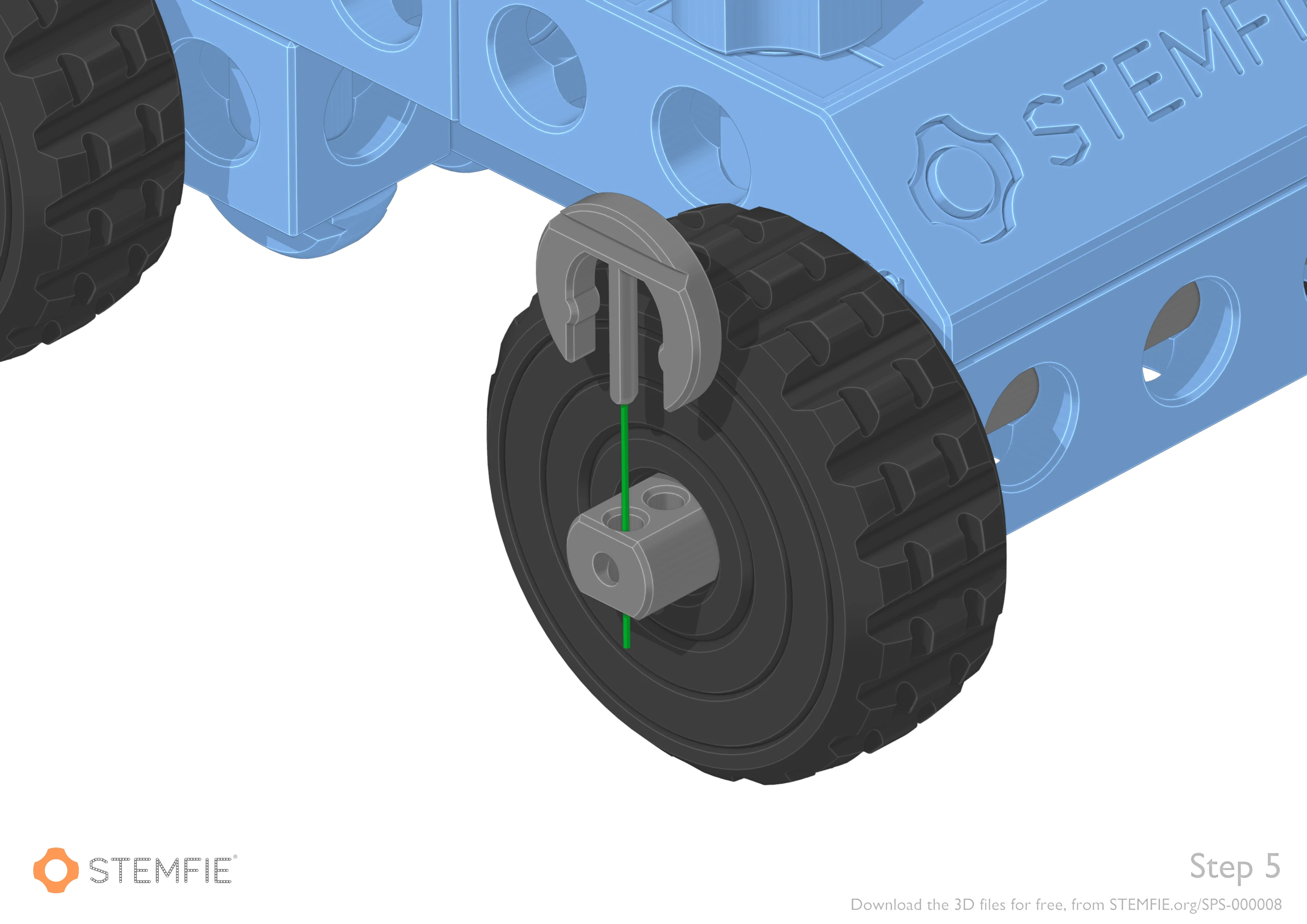 STEMFIE.org Project SPS 000008 Small toy car STEP 01