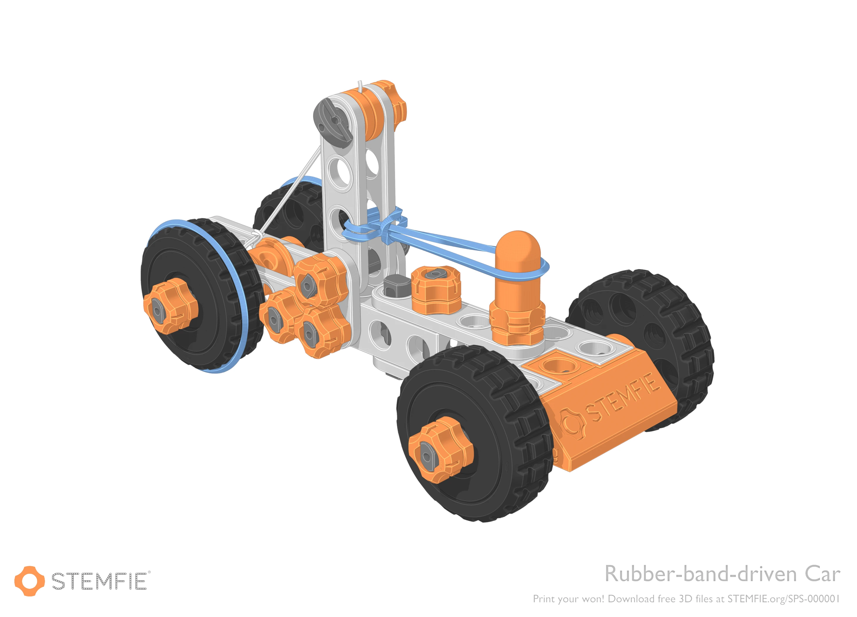 Build a fun car to tackle the mousetrap challenge, demonstrating how stored energy can be controlled and released to achieve motion. Perfect for hands-on learning and creativity! (SPS-000001)